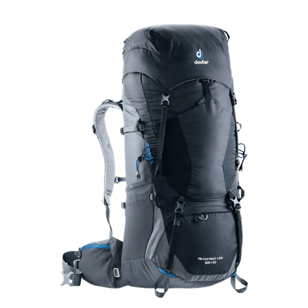 【Deuter 德國 Aircontact Lite 65+10L 輕量拔熱透氣背包《黑》】4340318/雙肩後背包/自助旅行 | 運動/登山包 |  Yahoo奇摩購物中心