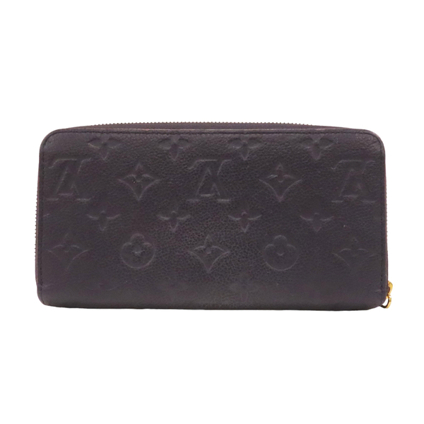 【二手名牌BRAND OFF】LOUIS VUITTON LV 路易威登 藍色 牛皮壓紋 拉鏈長夾 M62121 product thumbnail 2