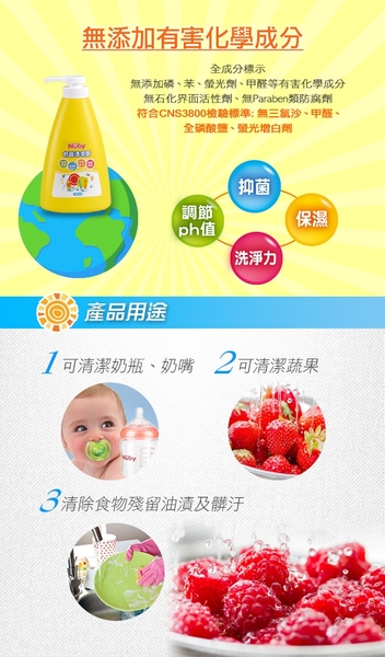 Nuby 奶蔬清潔露(300ml) product thumbnail 6