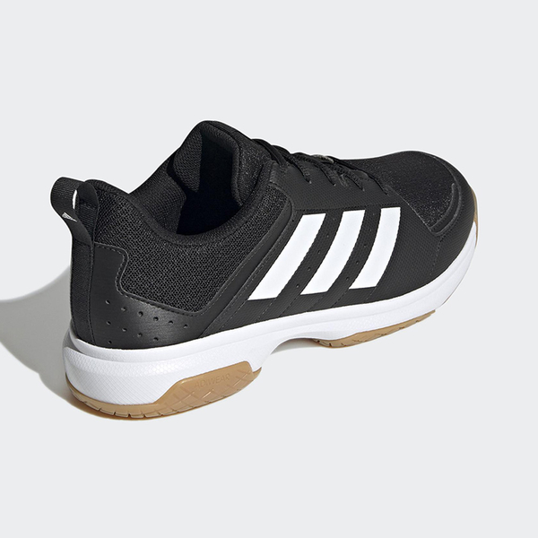 Adidas LIGRA 7 男鞋 女鞋 排球 羽球 皮革 網布 拼接 黑 白【運動世界】FZ4658 product thumbnail 4