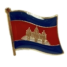 Cambodia 柬埔寨 紀念飾品 國旗飾品 國旗別針 紀念品 國旗徽章 紀念別針