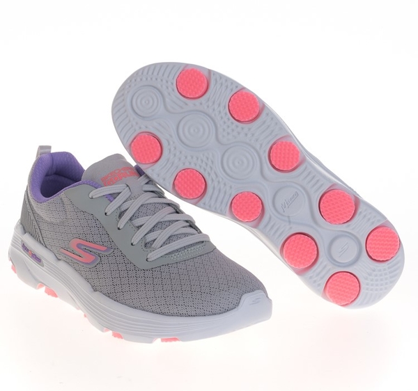SKECHERS GO RUN 7.0 灰 運動 女鞋 慢跑系列 129333GYLV product thumbnail 4