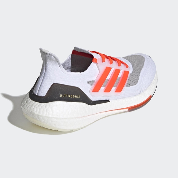 ADIDAS ULTRABOOST 21 男鞋 慢跑 Boost 中底 避震 透氣 馬牌底 白 紅【運動世界】FZ1925 product thumbnail 4