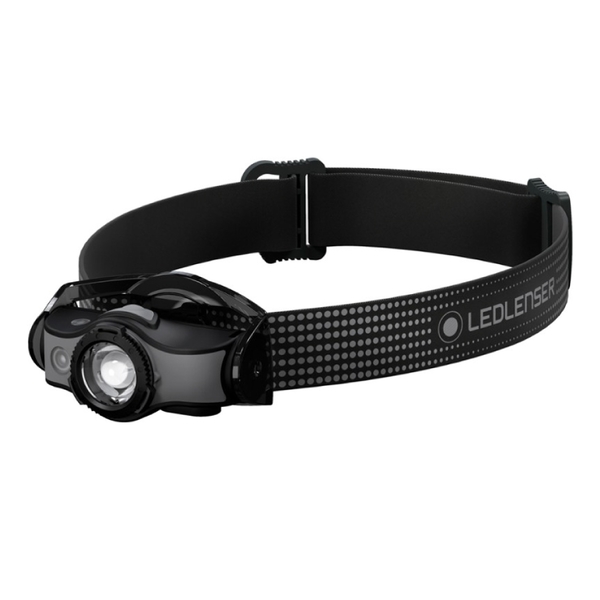 【LED LENSER 德國 MH5 專業伸縮調焦充電型頭燈 400流明《灰》】502147/頭頂燈/登山露營/救難/手電筒 product thumbnail 2