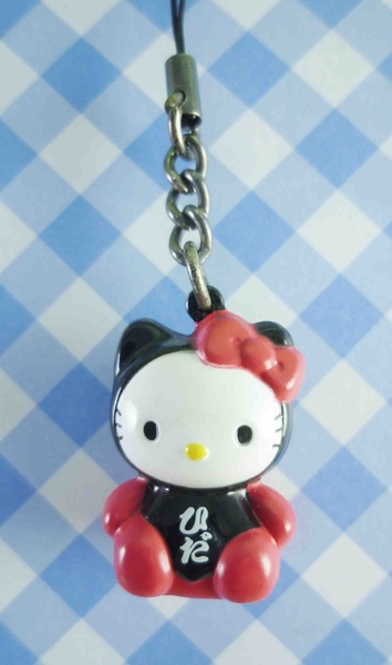 【震撼精品百貨】Hello Kitty 凱蒂貓~限定版手機吊飾-鈴鐺忍者