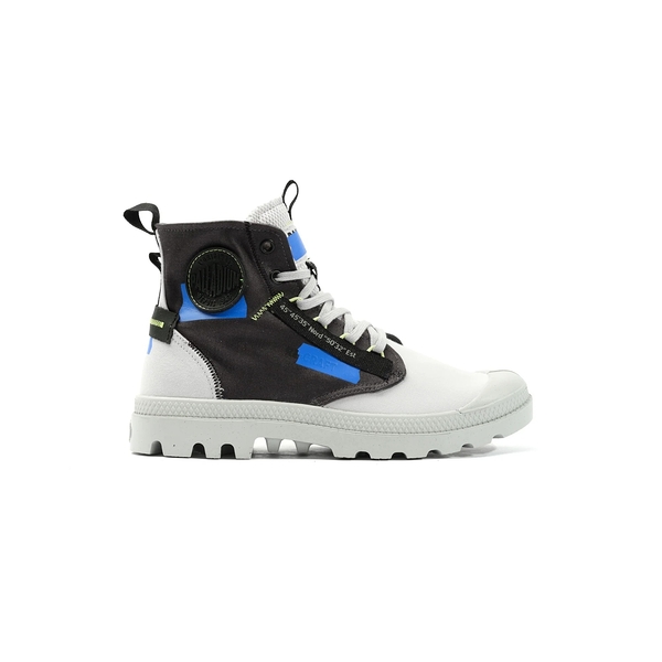 PALLADIUM PAMPA HI RE-CRAFT 灰黑藍 再生帆布靴 軍裝風 男女碼 77220-098