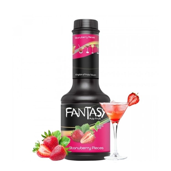Fantasy 草莓碎鮮果漿 果漿 果泥 台灣 Taiwan strawberry 1.2kg/瓶-良鎂