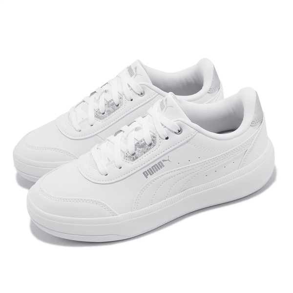 PUMA Tori Space Metallics 女款 全白 休閒鞋 38934002【KAORACER】 product thumbnail 3