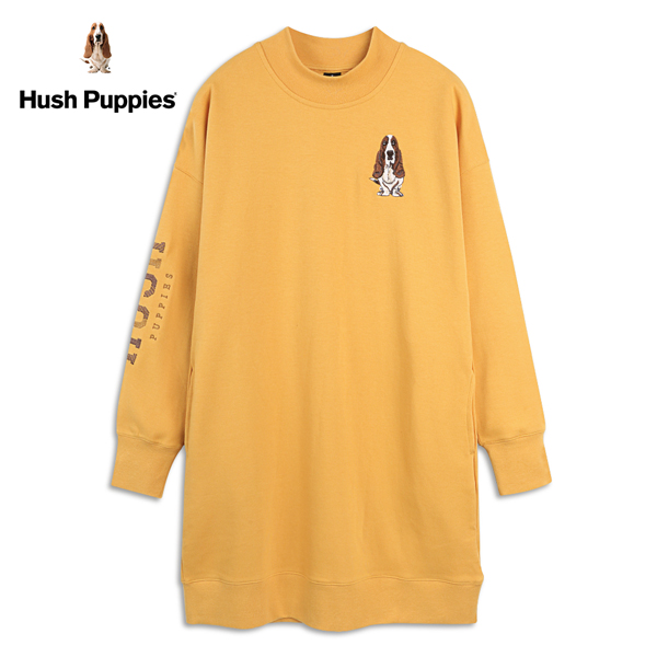 Hush Puppies 洋裝 女裝品牌刺繡半高領洋裝 product thumbnail 3