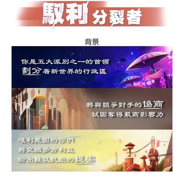 『高雄龐奇桌遊』 馭利分裂者 World Splitters 繁體中文版 正版桌上遊戲專賣店 product thumbnail 2