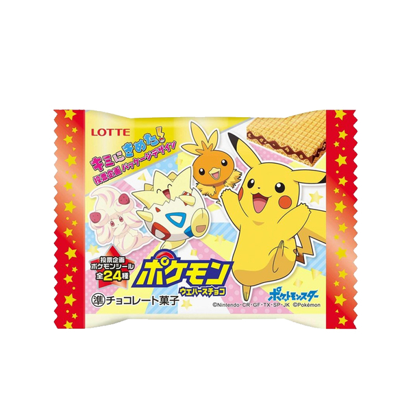 【豆嫂】日本零食 LOTTE 寶可夢巧克力威化餅(單包隨機出貨) product thumbnail 2