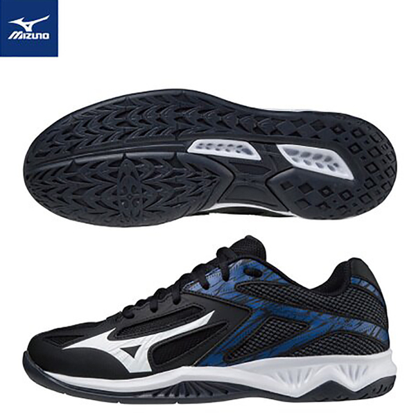 MIZUNO THUNDER BLADE 3 男鞋 排球 輕量 2.5E寬楦 黑藍【運動世界】V1GA217010 product thumbnail 3