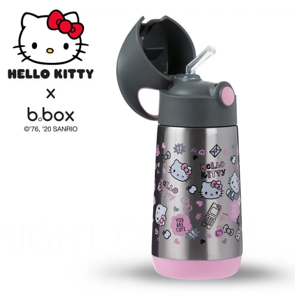 澳洲 b.box 不鏽鋼吸管保冷/保溫杯-百變Kitty/Kitty product thumbnail 7