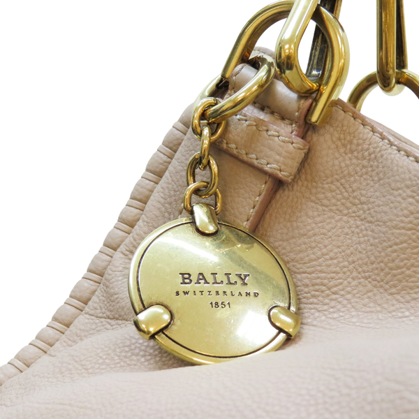 【二手名牌BRAND OFF】Bally 巴里 粉色 皮革 托特包 product thumbnail 8