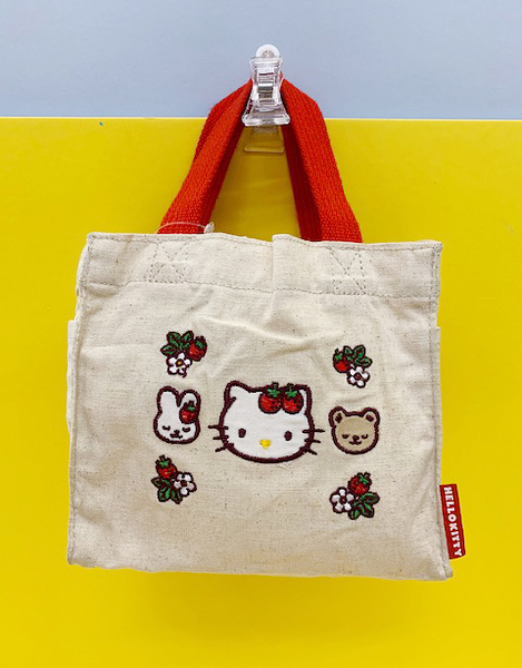 【震撼精品百貨】Hello Kitty 凱蒂貓~kitty 手提袋/收納袋-草莓#77899