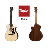 小叮噹的店 - Taylor 314ce 電木吉他 泰勒吉他 民謠吉他 拾音器ES-2 原廠琴盒 TLGF-314-CE