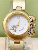 【震撼精品百貨】米奇/米妮_Micky Mouse~日本迪士尼米奇鐵錶/手錶-圓金#21601