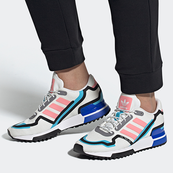 Adidas ZX 750 HD 男鞋慢跑休閒復古透氣白粉藍【運動世界】FV2872 