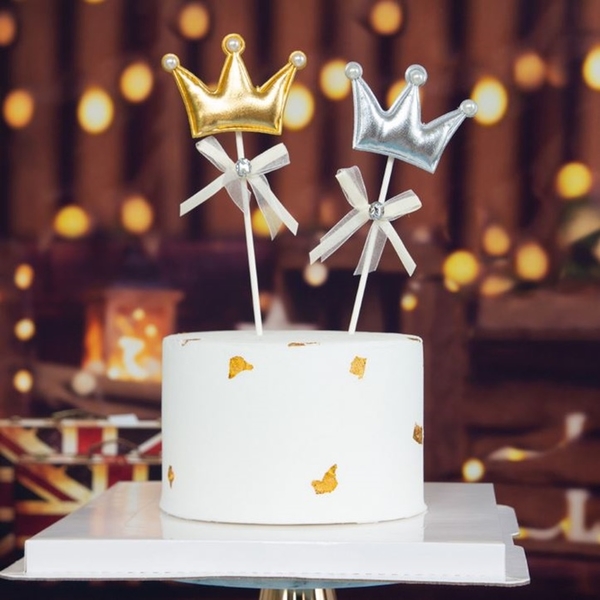 皇冠插牌 大尺寸 生日蛋糕插件 插牌 烘焙小物 裝飾 配件 生日派對插牌