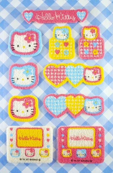 【震撼精品百貨】Hello Kitty 凱蒂貓~KITTY立體貼紙-泡布