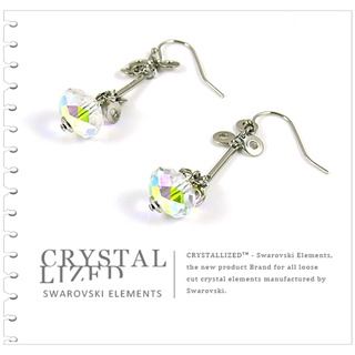 新光飾品-七彩佳人含情球形水晶耳環 product thumbnail 2