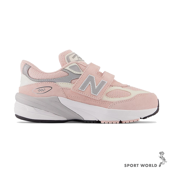 New Balance 990 休閒鞋 童鞋 中童 魔鬼氈 粉【運動世界】PV990PK6-W