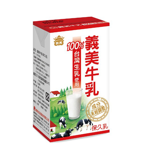 義美牛乳保久乳125ml x6入【愛買】 product thumbnail 2