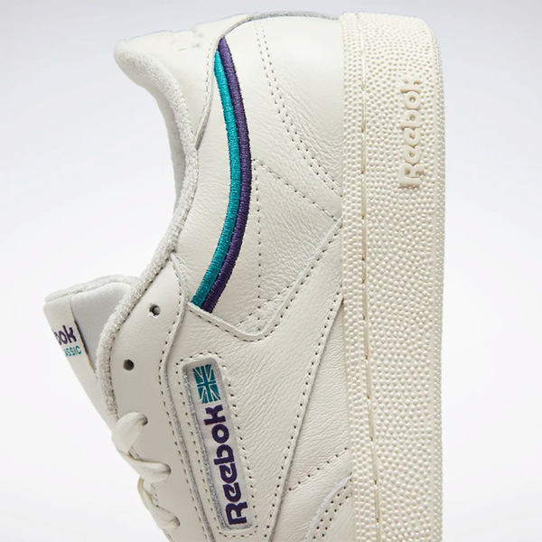 REEBOK CLUB C 85 女鞋 板鞋 休閒 皮革 經典 復古 米白 藍【運動世界】EF3487 product thumbnail 8