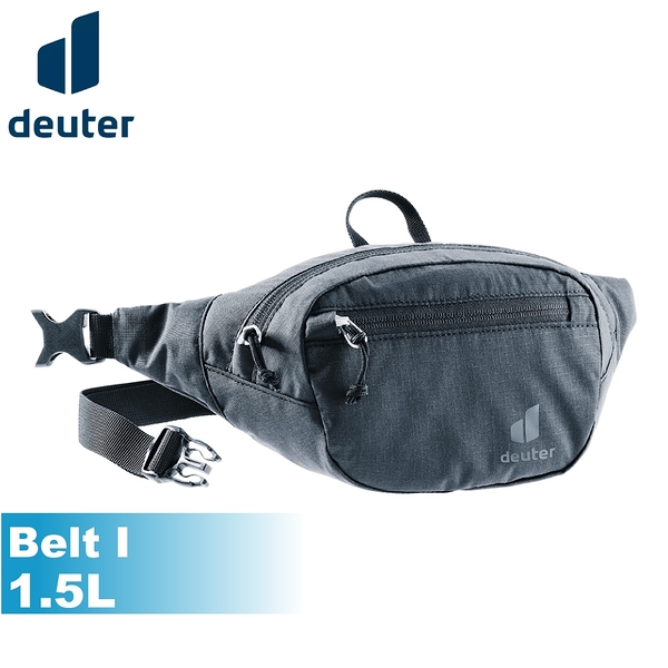 【Deuter 德國 Belt I 1.5L 腰包《黑》】3900121/隨身腰包/臀包/輕量/貼身/安全/旅遊