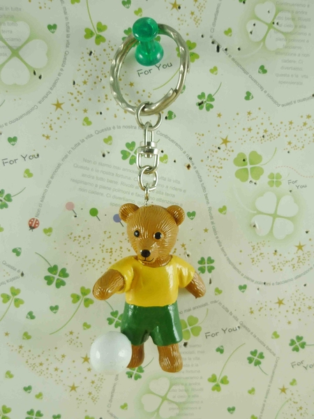 【震撼精品百貨】泰迪熊_Teddy Bear~鑰匙圈-足球