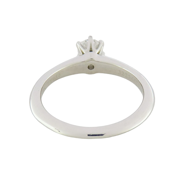 【二手名牌BRAND OFF】Tiffany & Co 蒂芬妮 Tiffany Setting 0.26CT 鑽石 PT950 鉑金戒指 product thumbnail 4