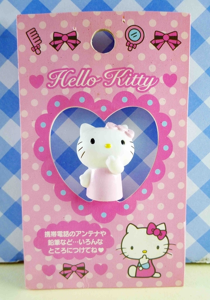 【震撼精品百貨】Hello Kitty 凱蒂貓~KITTY貼紙-天線頭-粉嗚嘴