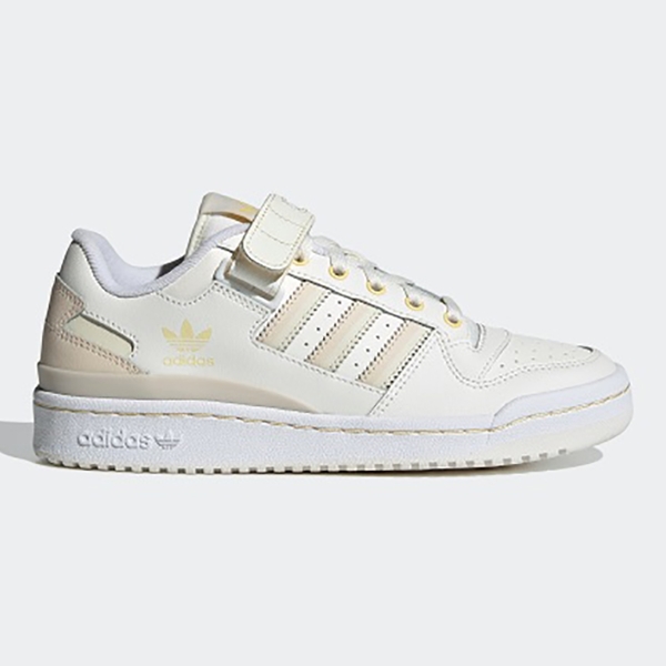 ADIDAS FORUM LOW PREMIUM 女鞋 休閒 皮革 魔鬼氈 經典 白【運動世界】GW4920