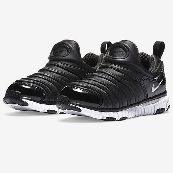 NIKE Dynamo Free 童鞋 中童 慢跑 休閒 毛毛蟲 黑 【運動世界】343738-013 product thumbnail 2