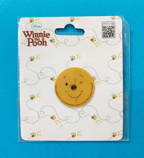 【震撼精品百貨】Winnie the Pooh 小熊維尼~魔力貼紙圓形~維尼大臉#50425