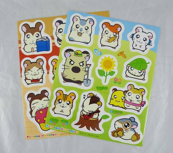 【震撼精品百貨】Hamtaro_哈姆太郎~貼紙『太陽花/看書』(共2款)