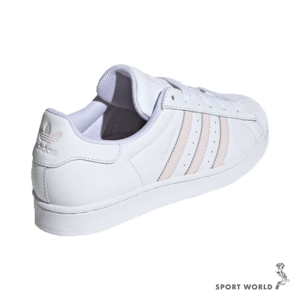 Adidas 休閒鞋 女鞋 皮革 貝殼頭 SUPERSTAR 白【運動世界】IE3001 product thumbnail 4