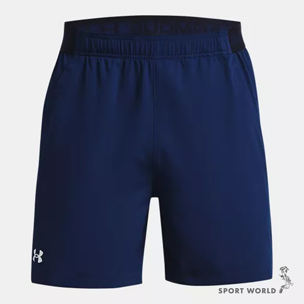 Under Armour UA 短褲 男裝 排汗 口袋 歐規 藍【運動世界】1373718-408