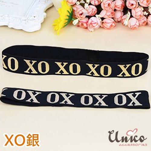 UNICO 歐美 男女通用彈力字母運動風髮帶 product thumbnail 8