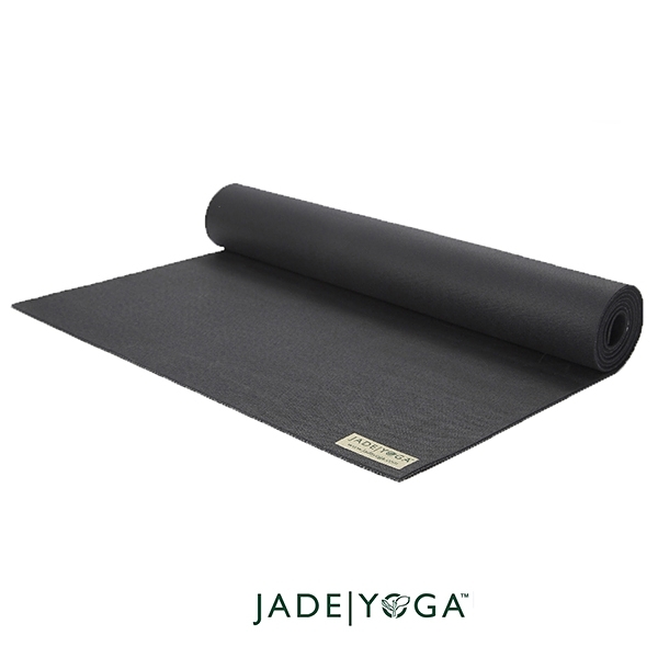 Jade yoga｜天然橡膠瑜珈墊｜Harmony Mat 173cm - 經典黑 Black
