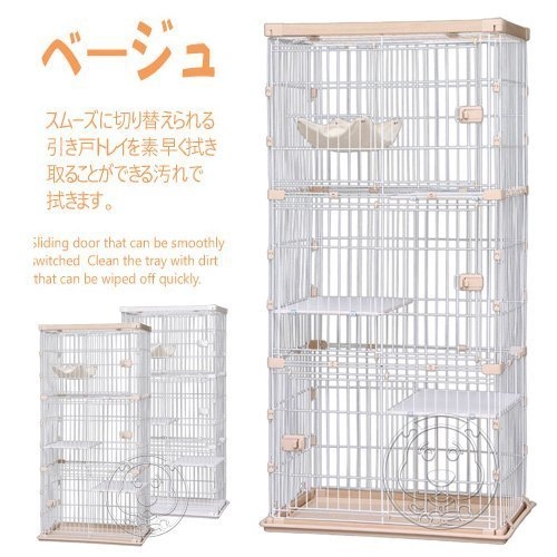 【培菓幸福寵物專營店】日本IRIS》PWCR-963木質貓籠93*63*178cm(兩色) product thumbnail 3