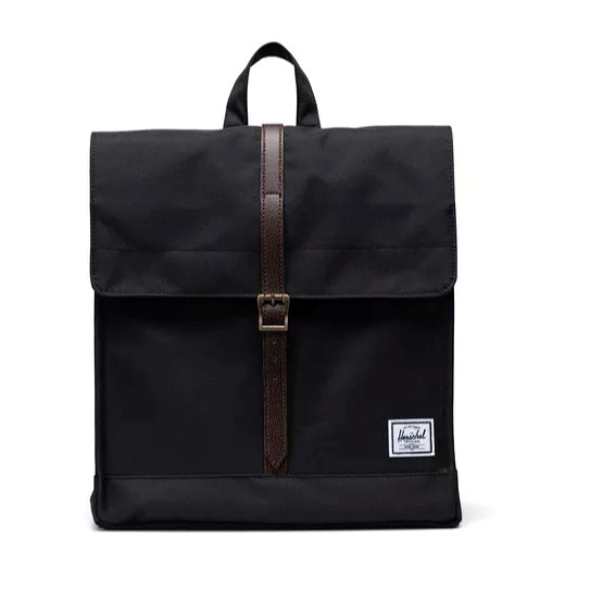 HERSCHEL 後背包 CITY MID-VOLUME 黑咖 復古 13吋 筆電包 10486-05634-OS