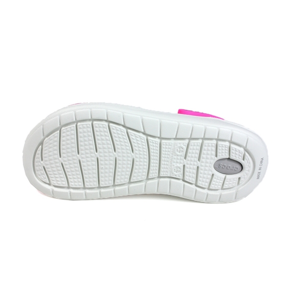 Crocs Lite Ride 休閒鞋 涼鞋 防水 桃紅色 男女鞋 204592-6QV no035 product thumbnail 8