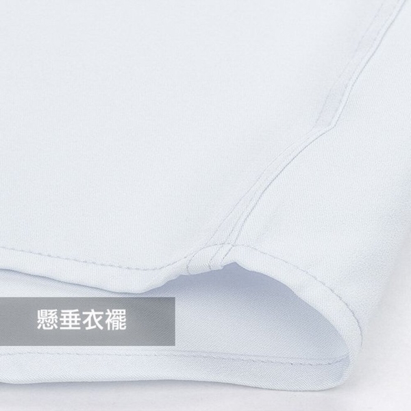 【CHINJUN/65系列】機能彈性襯衫-長袖、素色白 product thumbnail 9
