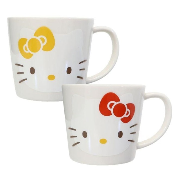 小禮堂 Hello Kitty 金正陶器馬克杯 280ml Hello Kitty Mimmy