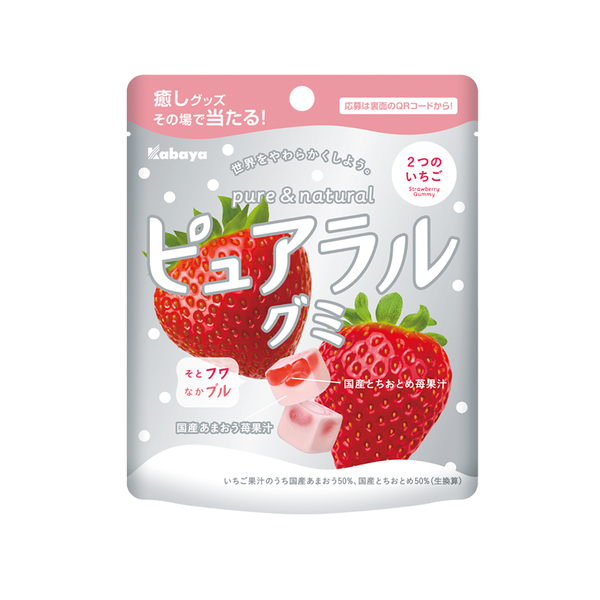 【豆嫂】日本零食 Kabaya卡巴 Pure & Natural 雙層軟糖(多口味) product thumbnail 2