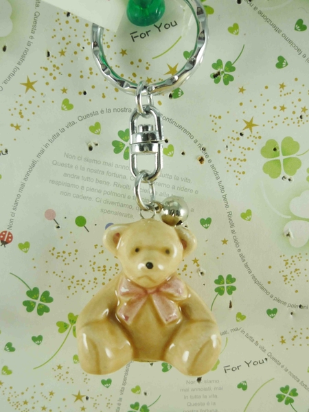 【震撼精品百貨】泰迪熊_Teddy Bear~鑰匙圈-米粉色