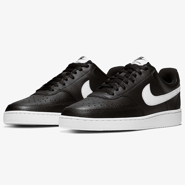 【現貨】NIKE Court Vision Low 男鞋 休閒 板鞋 皮革 黑【運動世界】CD5463-001