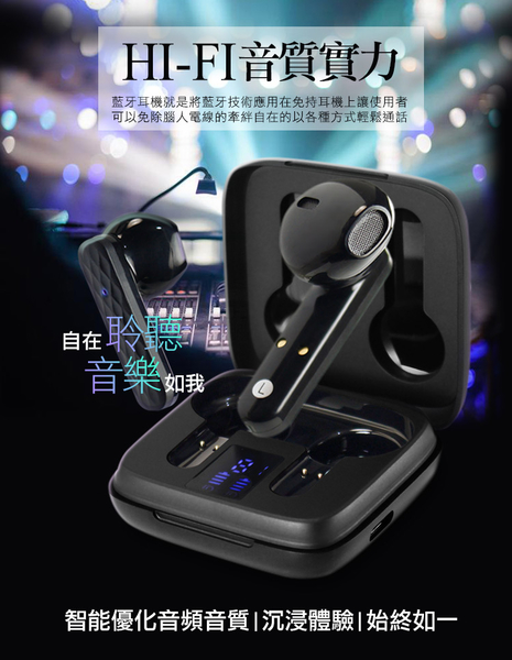 HANG W3B TWS 真無線藍牙耳機 HI-FI音質/LED顯示 product thumbnail 4