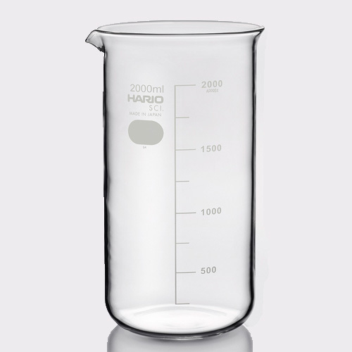 HARIO SCI 高型燒杯 燒杯 耐熱玻璃 實驗燒杯 量杯 耐熱量杯 2000ml product thumbnail 2